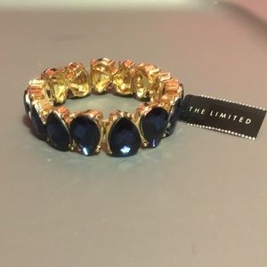 ✨SALE✨ The Limited NWT Blue Gem in Gold Bracelet